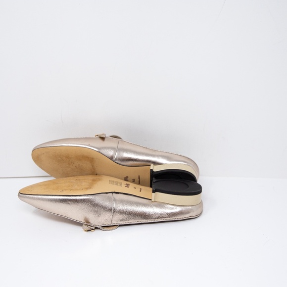 Coach Irene Genuine Leather Shearling Lined Backless Slip On Mules Flats Shoes - Picture 4 of 4